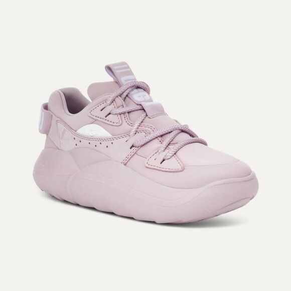 UGG LA Alto Cloud Lace Up Trainer in Rose Pink - Picture 1 of 11